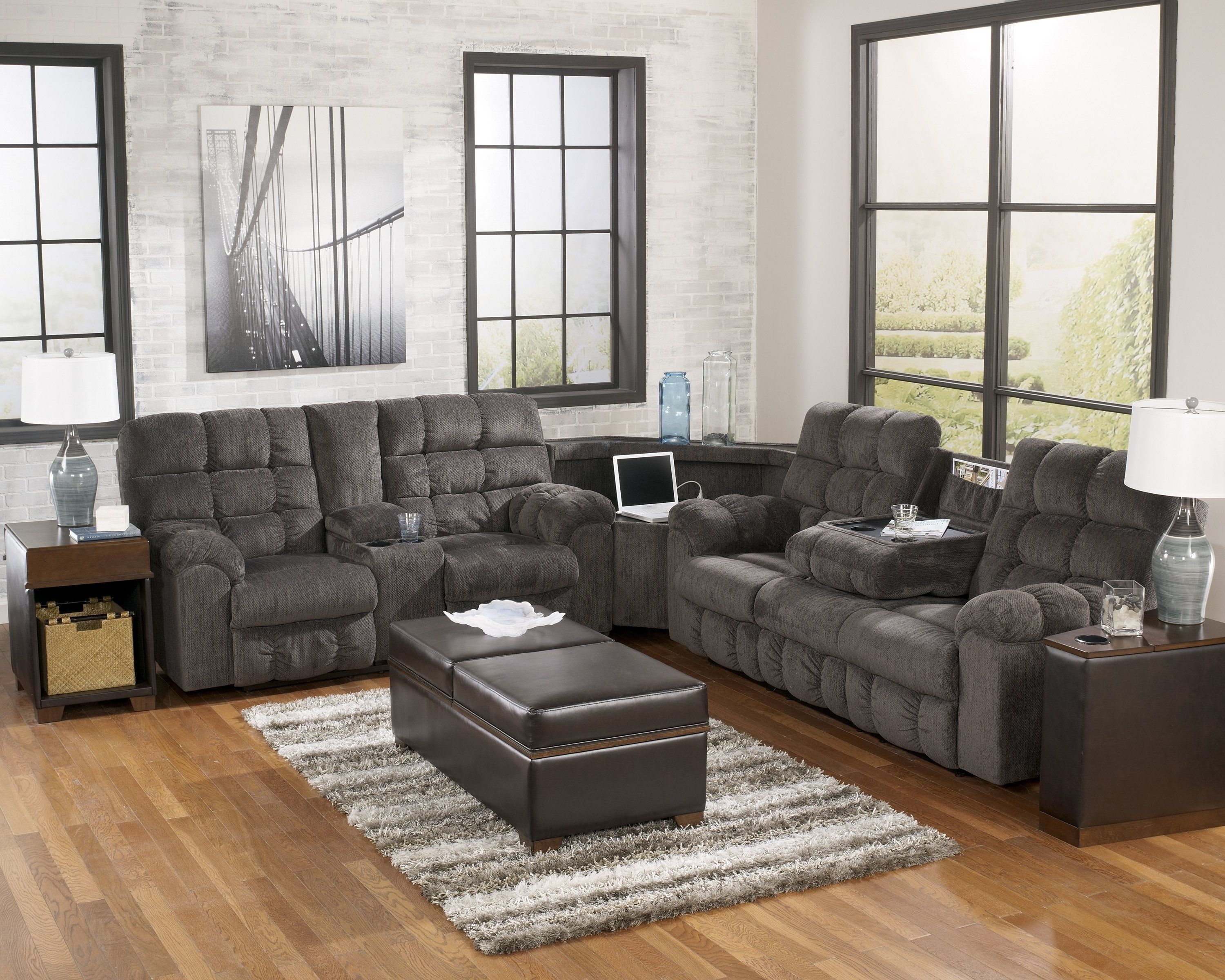Sofas Center Sectional Sofas Ashley Furniture Excellent Faux For In Latest Sectional Sofas At Ashley (View 5 of 15)