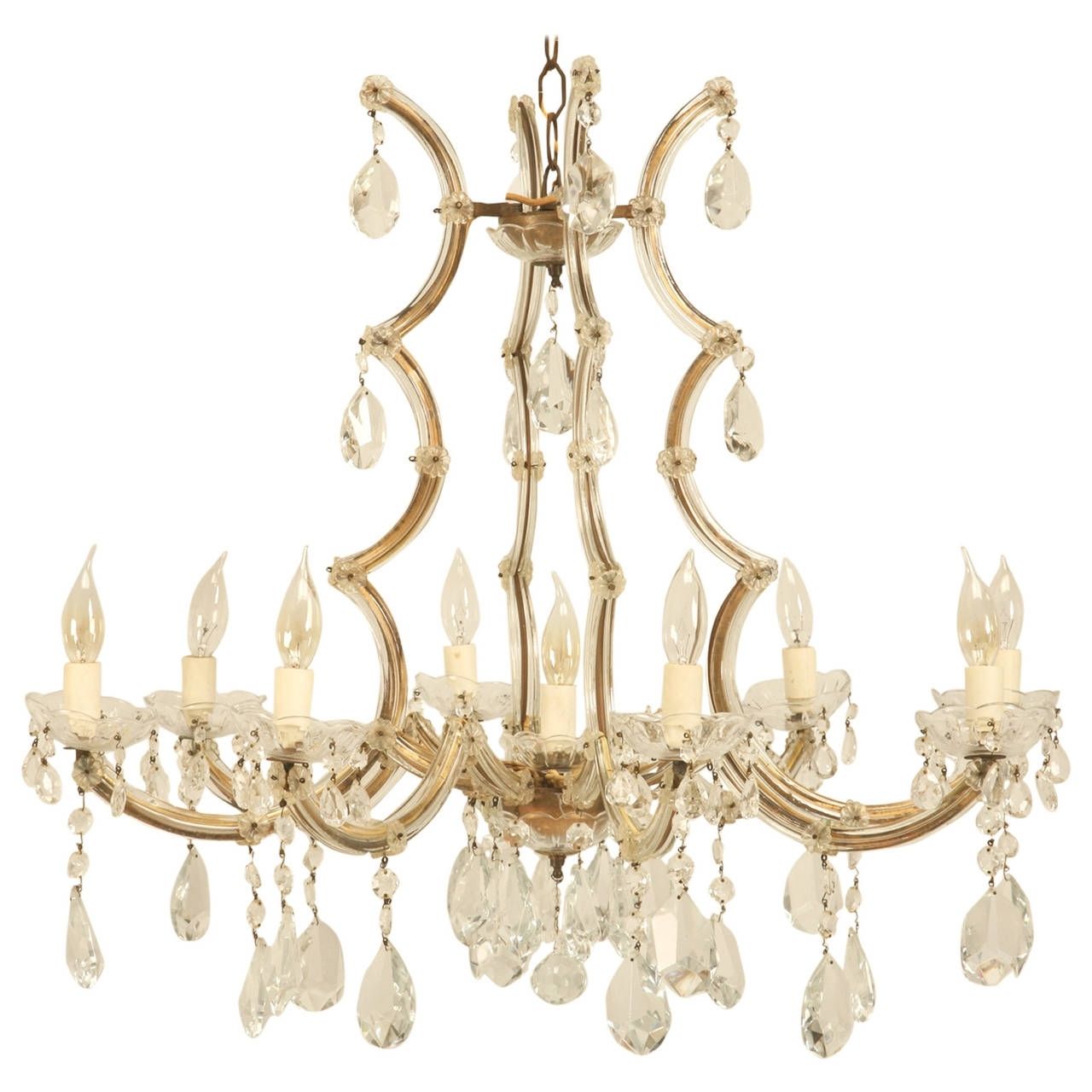 Spanish Chandelier In A Baroque Style, Circa 1930s For Sale At 1stdibs Intended For Best And Newest Baroque Chandelier (View 15 of 15)