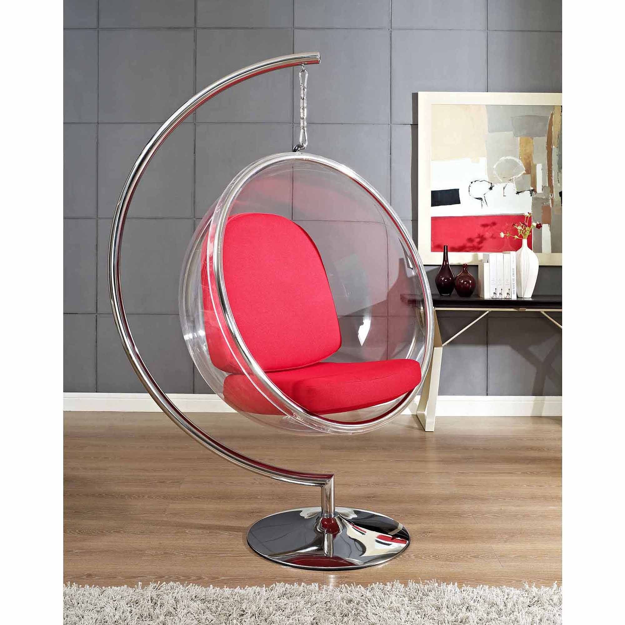 Teenage Chaise Lounges In Favorite Modway Ring Lounge Acrylic Chair With Steel Rim, Multiple Colors (Photo 12 of 15)