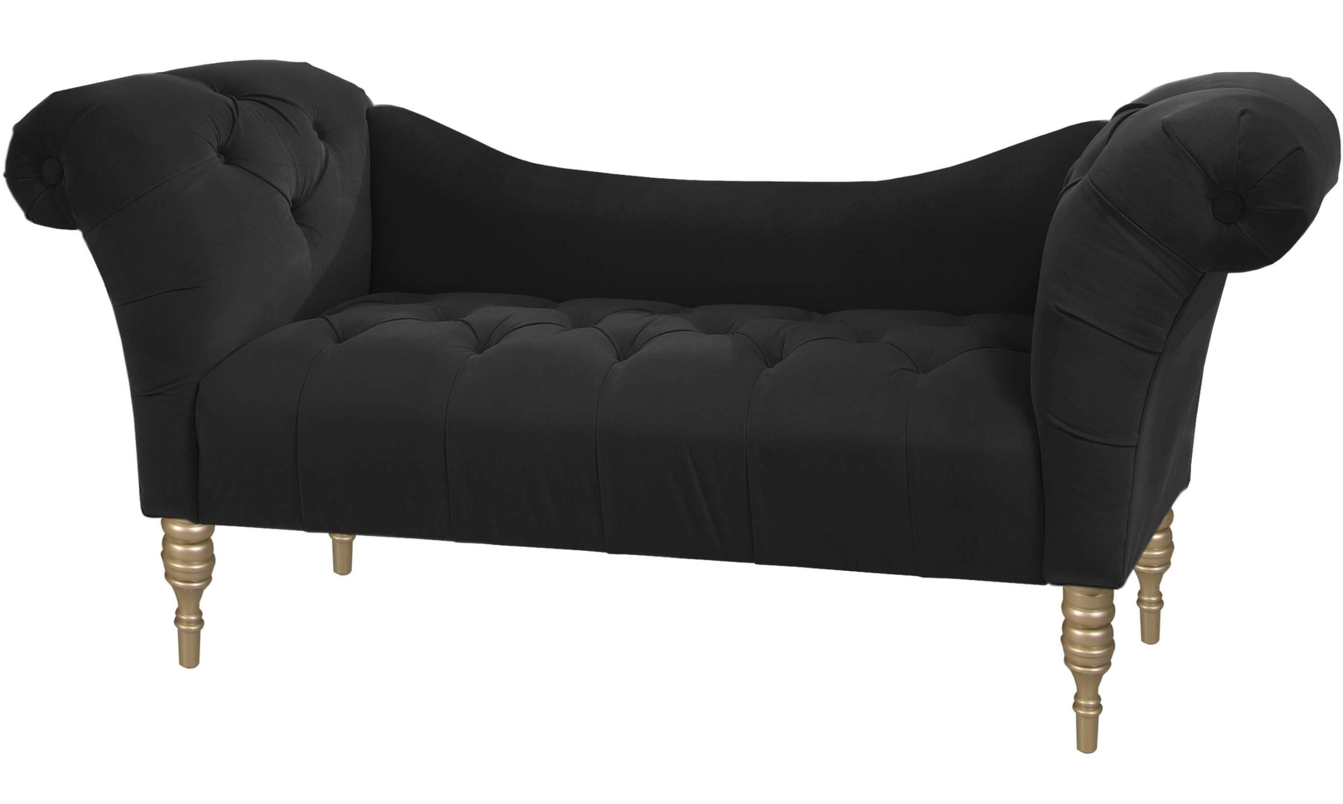 Featured Photo of 2024 Popular Black Chaise Lounges