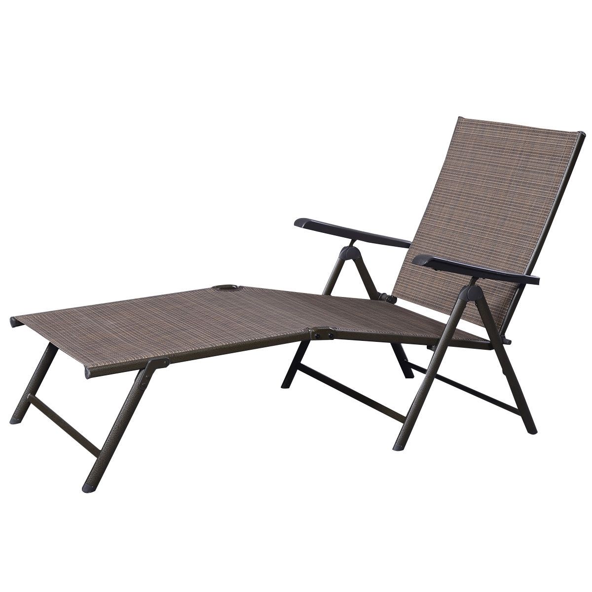 Trendy Adjustable Pool Chaise Lounge Chair Recliners With Outdoor Adjustable Chaise Lounge Chair – Sunloungers – Outdoor (Photo 1 of 15)