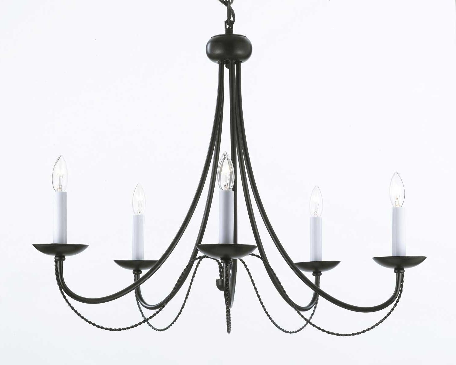 Trendy Cast Iron Chandelier Within Rustic Chandelier Lighting – Vintage Rustic Chandelier Lighting (View 8 of 15)