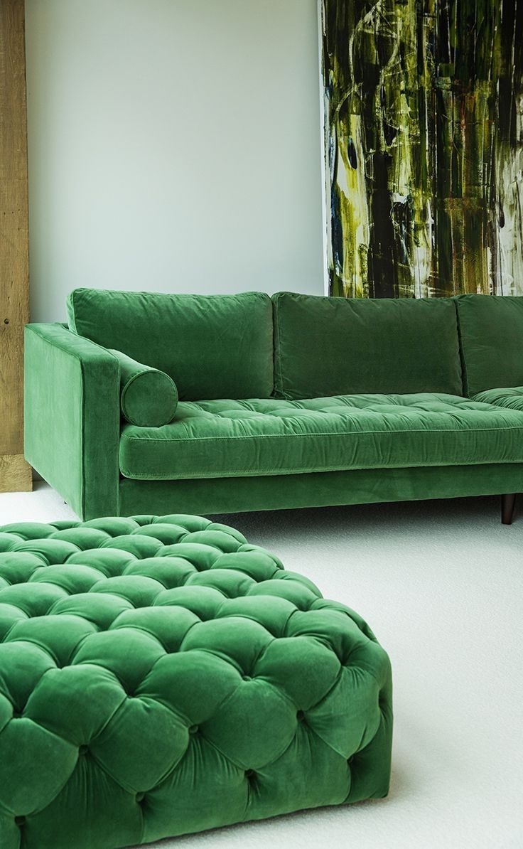 Featured Photo of 15 The Best Green Sofa Chairs