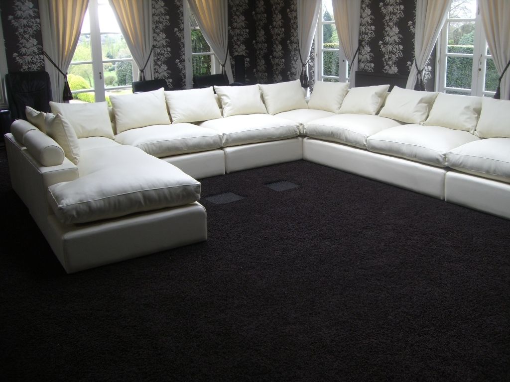Trendy Large U Shaped Sectionals Inside Furniture : Large U Shaped Sofa Home And Textiles Ushaped Sofa U (View 1 of 15)
