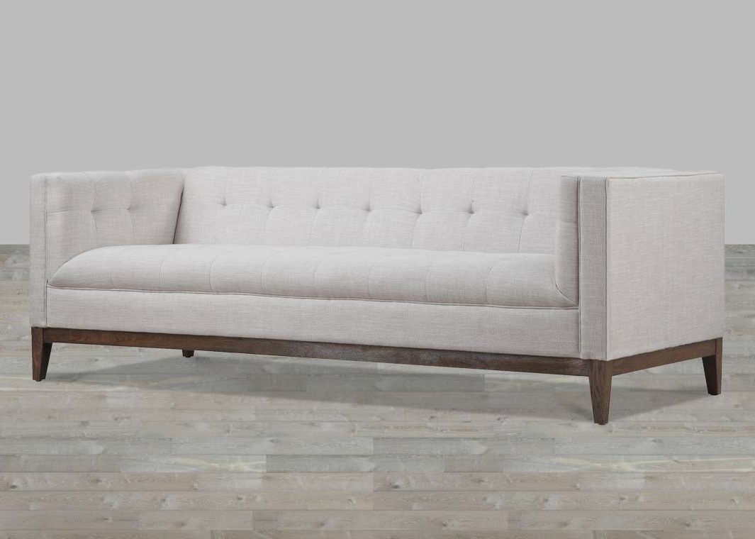 Featured Photo of 15 Collection of Tufted Linen Sofas