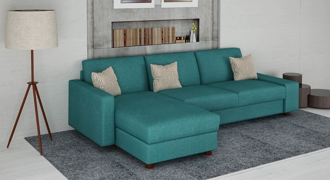Featured Photo of 2024 Popular Turquoise Sofas