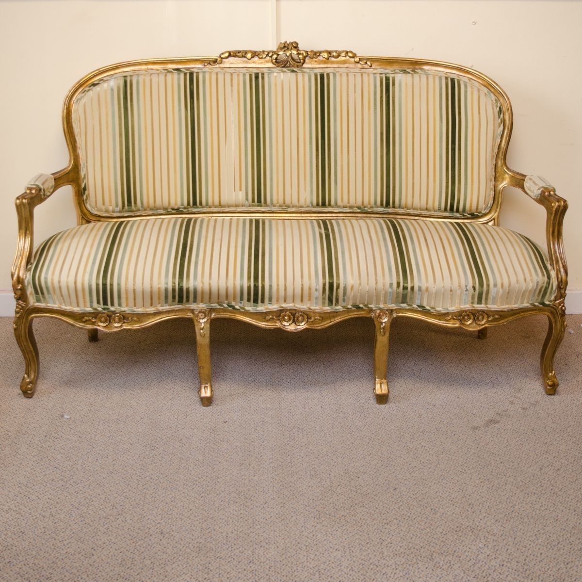 Victorian Gilded Open Frame Sofa – Antique Sofas – Hemswell For 2017 Antique Sofas (View 4 of 15)