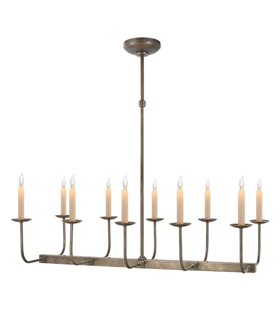 Visual Comfort Sl 5863an E. F. Chapman Modern Linear Branched With Regard To 2017 Branched Chandelier (Photo 6 of 15)