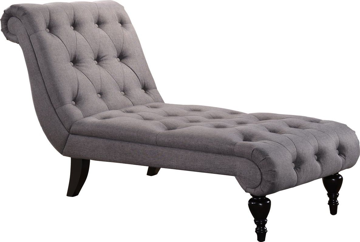 Wayfair Inside Grey Chaise Lounges (Photo 10 of 15)