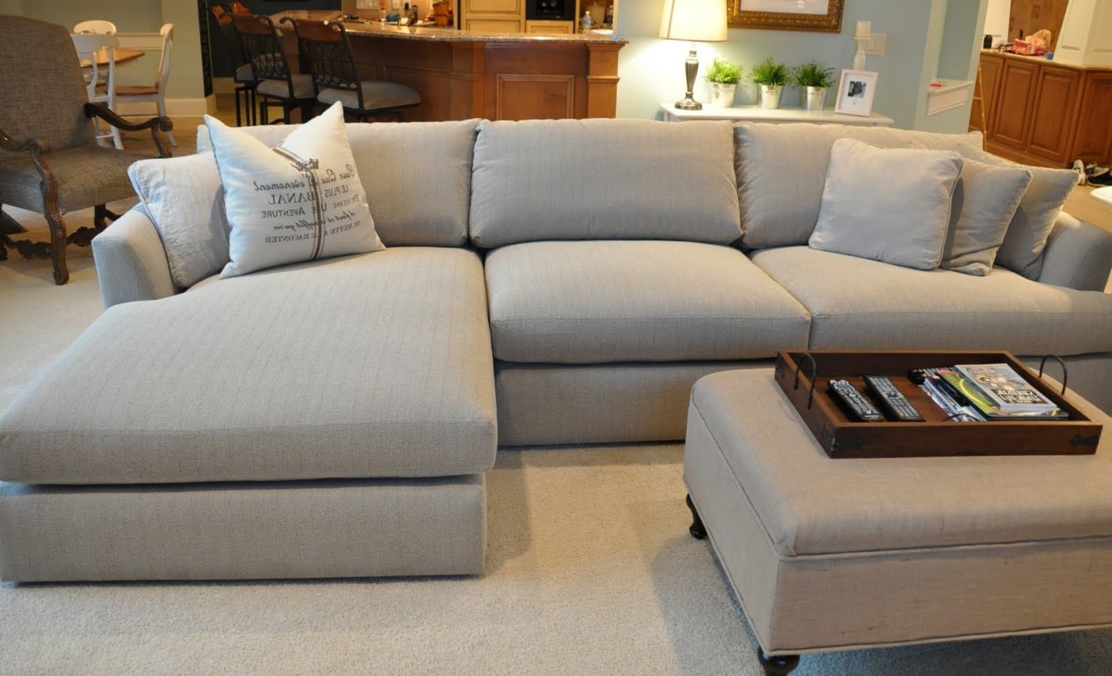 Well Known Deep Sofas With Chaise Pertaining To Deep Sectional Sofa With Chaise – Visionexchange.co (Photo 1 of 15)