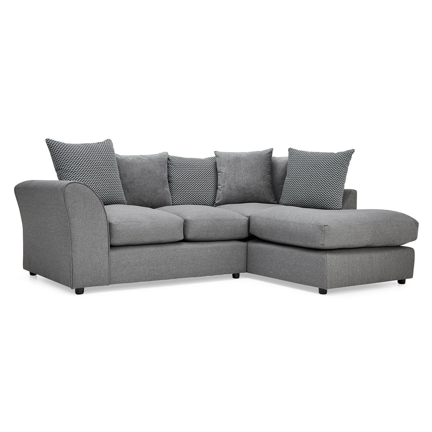 Well Known Fabric Corner Sofas Inside Seattle Fabric Corner Sofa – Next Day Delivery Seattle Fabric (View 9 of 15)