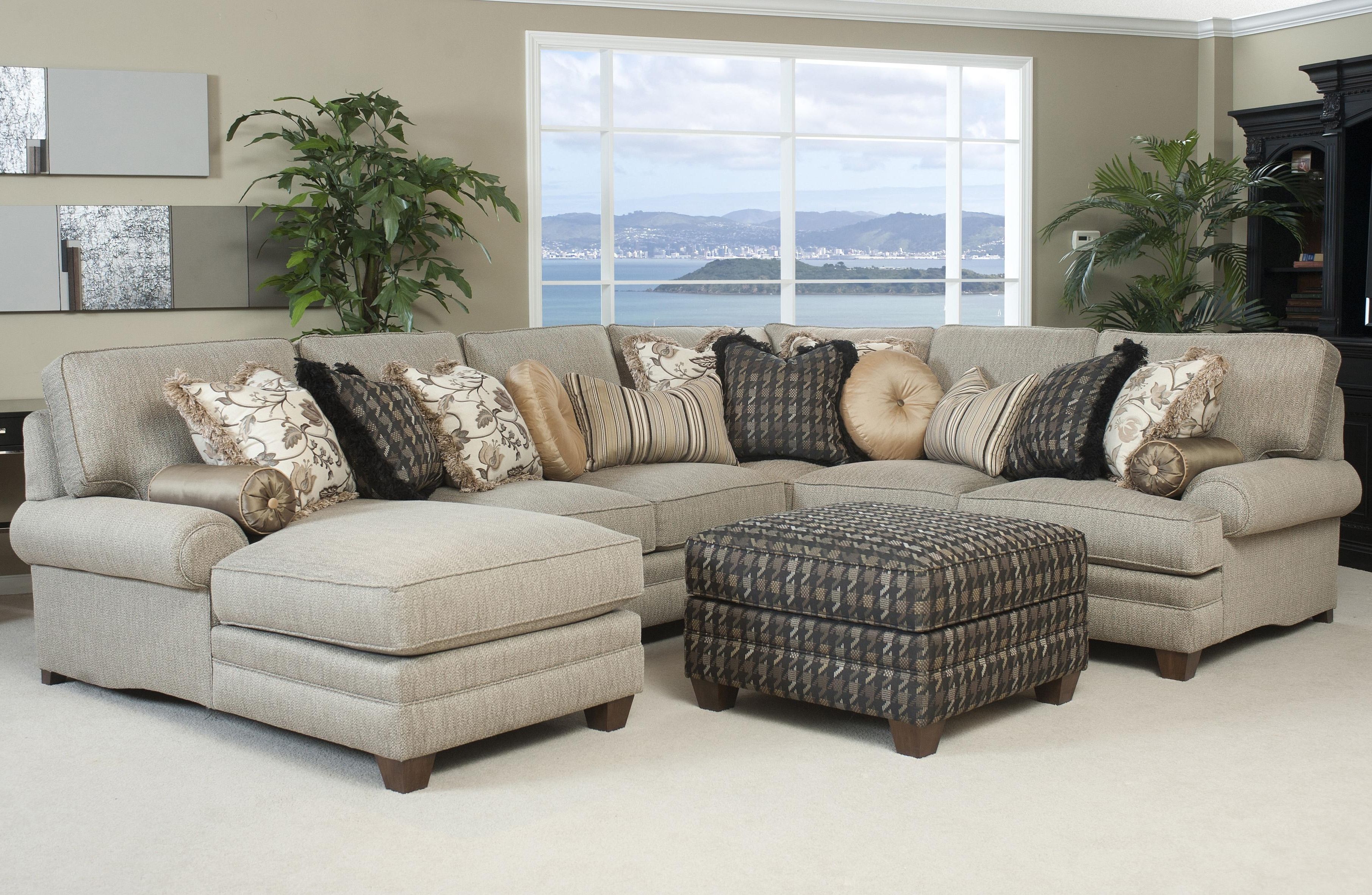 Well Known Large Sectional Sofa With Ottoman (Photo 10 of 15)