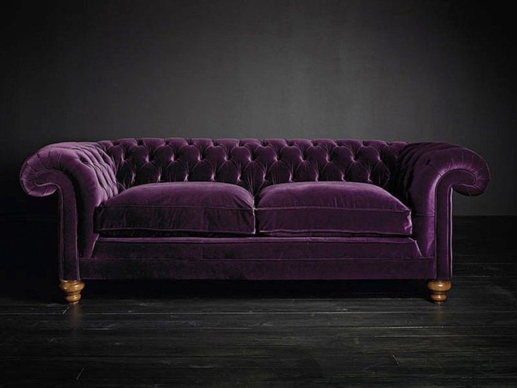 Well Liked 12 Beautiful Velvet Sofa Designs For Every Home Style (View 3 of 15)