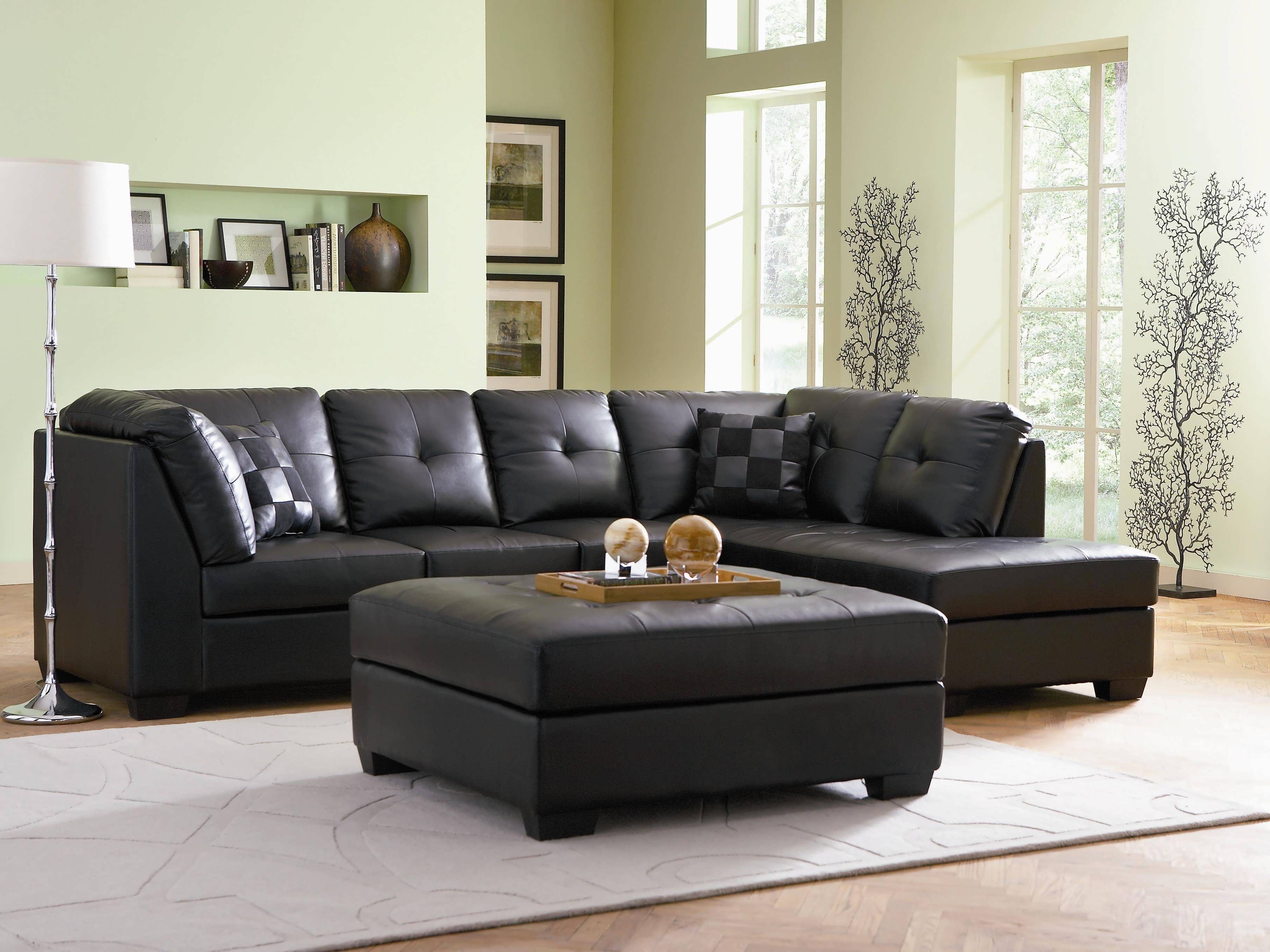 Well Liked Black Sectionals With Chaise Within Sofa : Cheap Sectionals Sectional With Chaise Black Reclining (Photo 11 of 15)
