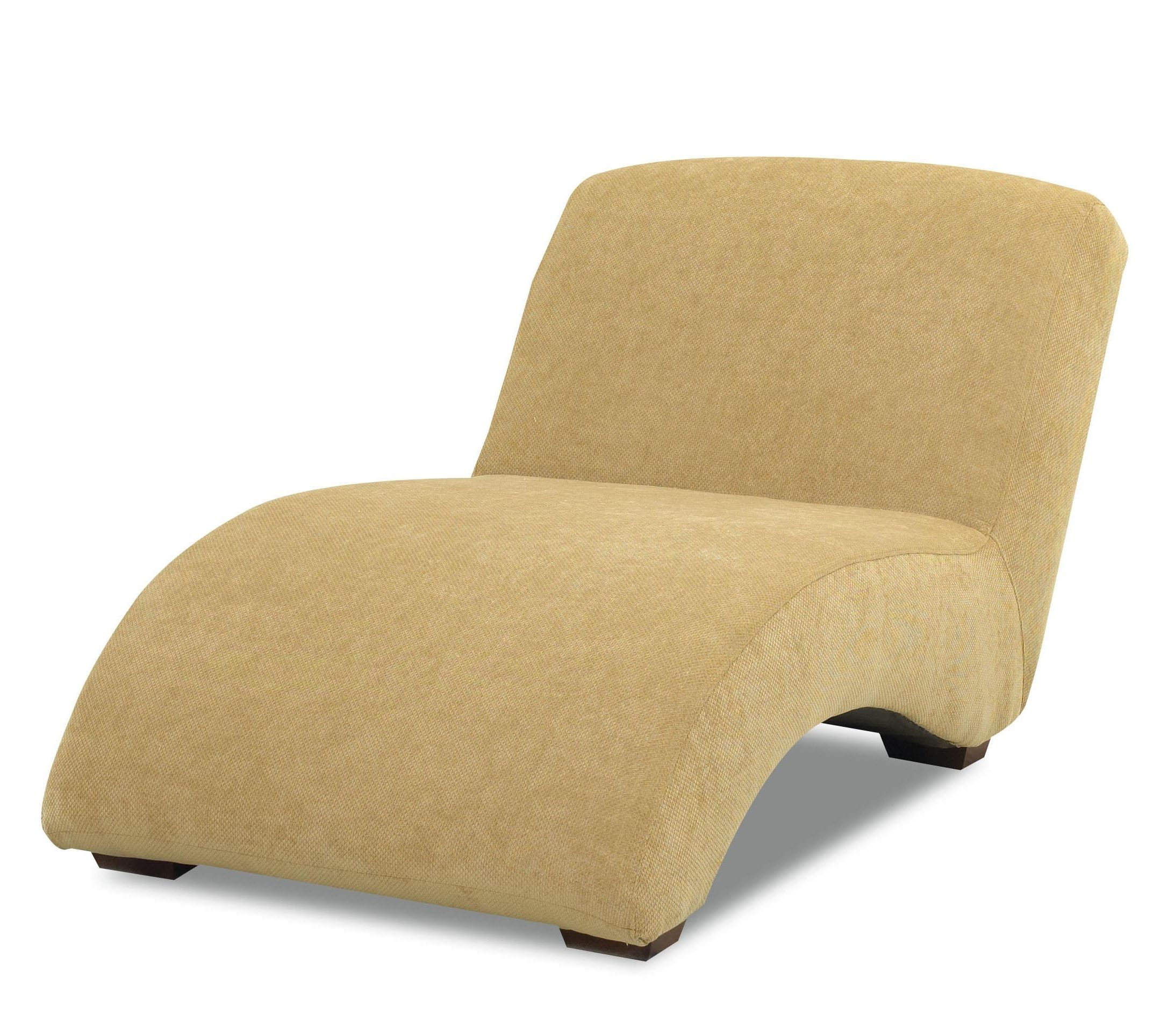 Well Liked Klaussner Chairs And Accents Oversized Celebration Armless Chaise Within Armless Chaises (Photo 3 of 15)