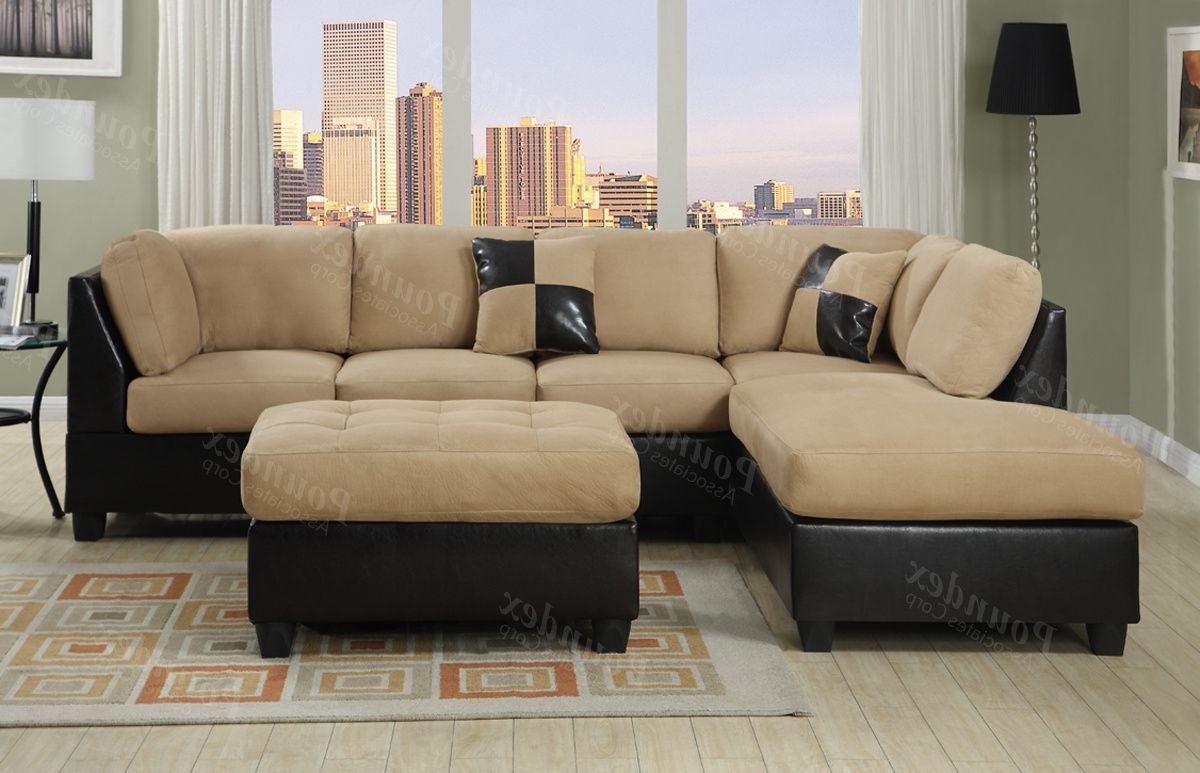 Well Liked Leather And Suede Sectional Sofas In Overstock Credit Card Sectional Couch Ikea Wayfair Coupon Ethan (View 8 of 15)