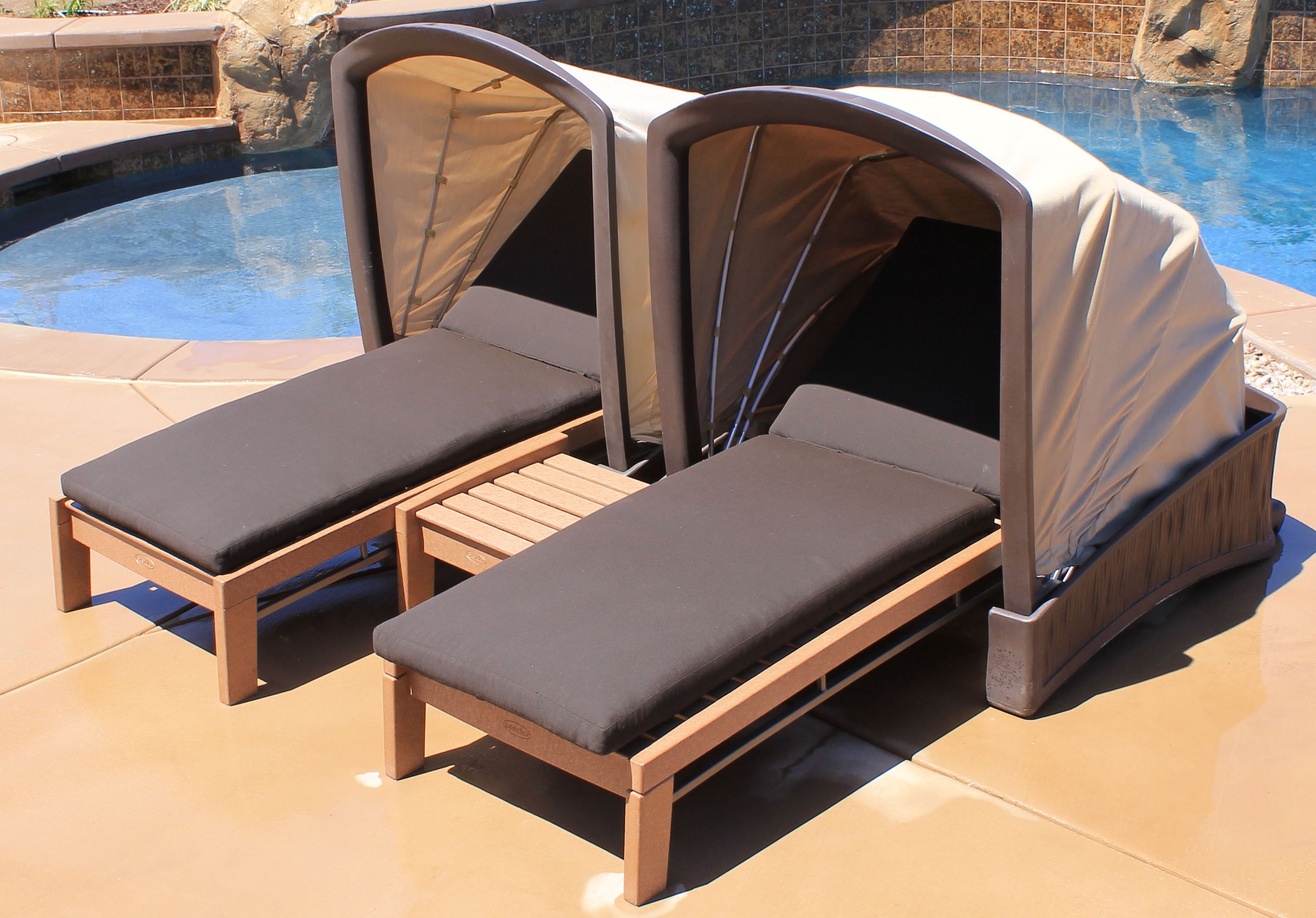 Featured Photo of  Best 15+ of Outdoor Chaise Lounge Chairs with Canopy