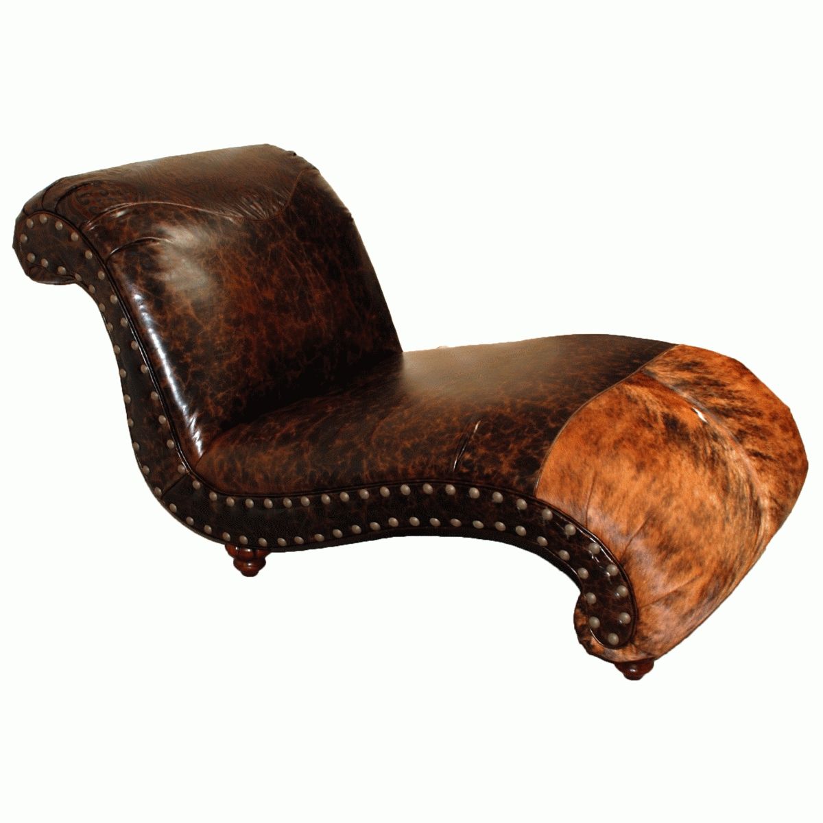 Widely Used Western Leather Furniture & Cowboy Furnishings From Lones Star With Leather Chaise Lounge Chairs (View 13 of 15)