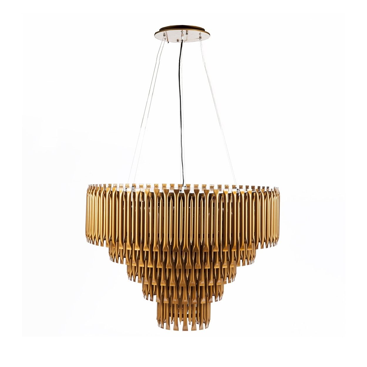 Featured Photo of 15 Best Collection of Gold Modern Chandelier