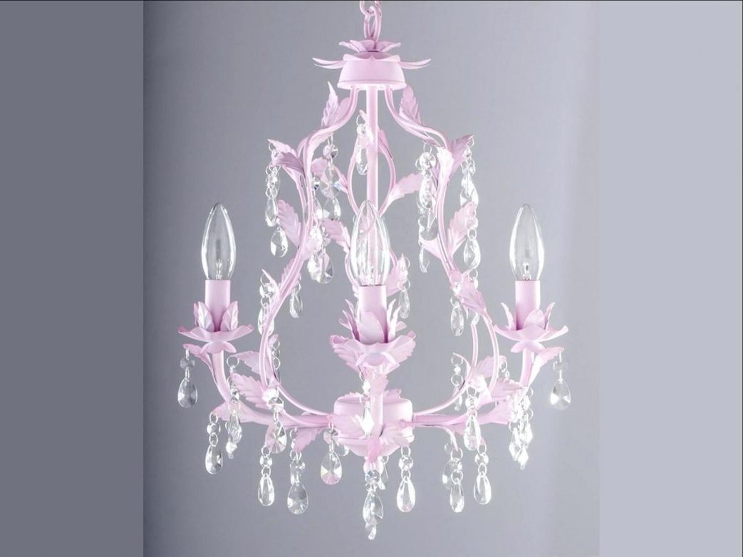 2017 Mini Chandeliers For Nursery Regarding Mini Chandeliers For Nursery Design Wonderful Classy Pink And Gray (View 13 of 15)