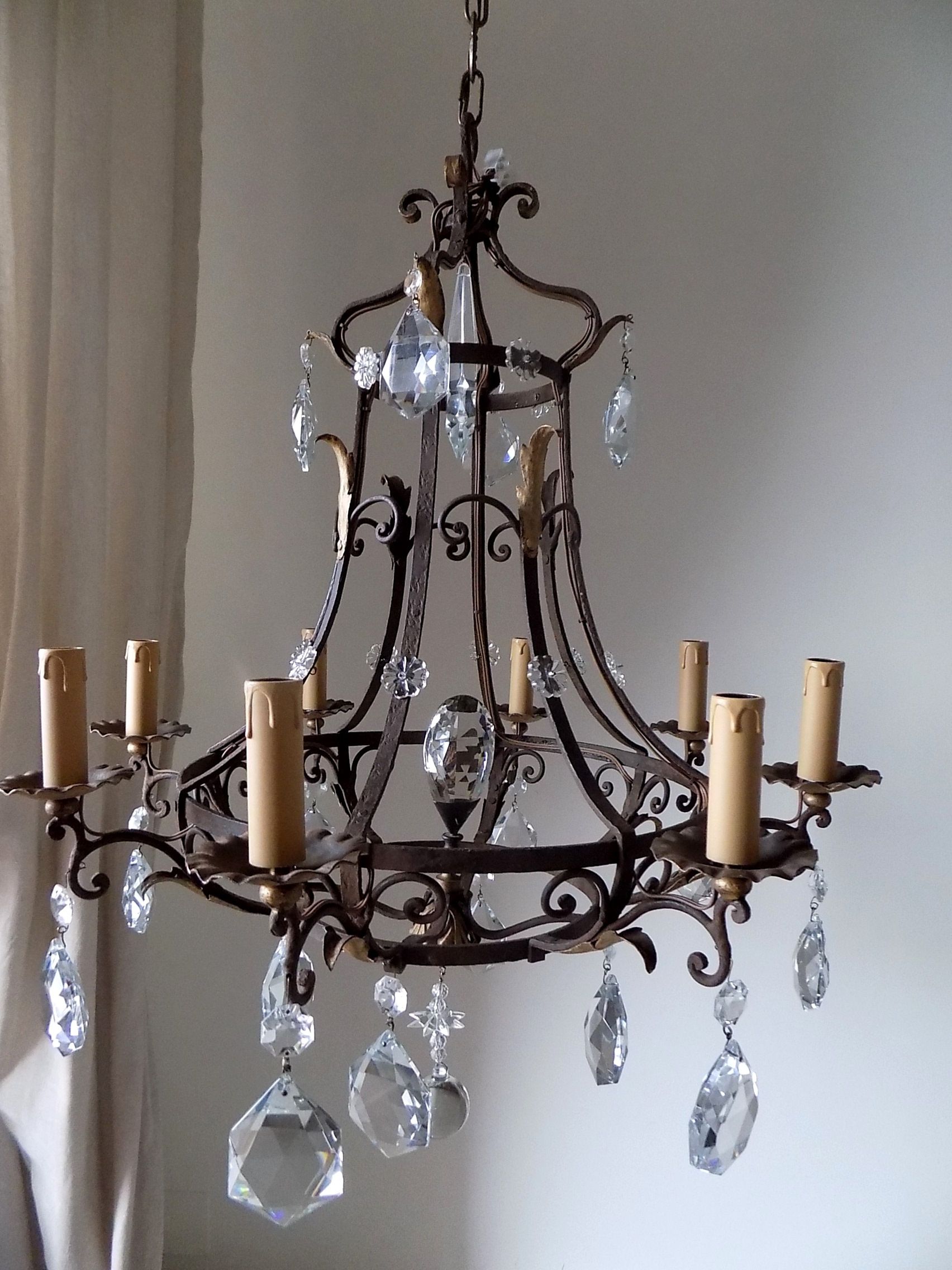 Featured Photo of 15 Collection of Wrought Iron Chandelier