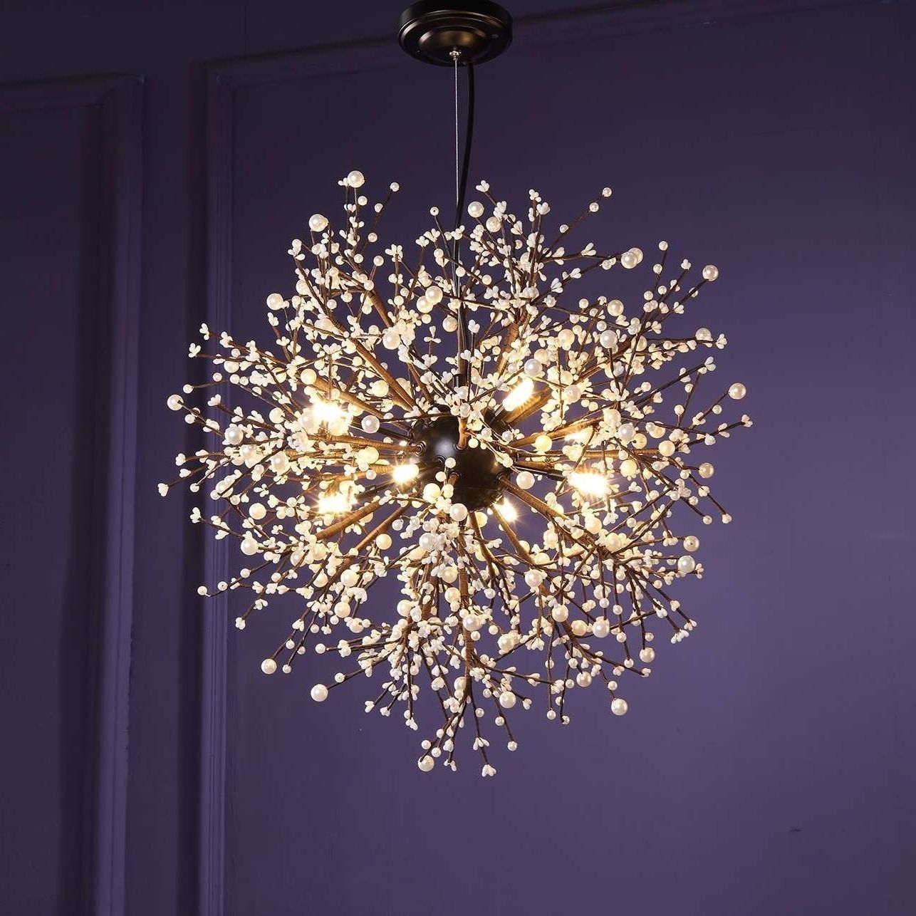 2018 Turquoise Crystal Chandelier Lights For Chandeliers Design : Marvelous Amazing Glass Ball Chandelier Light (Photo 9 of 15)