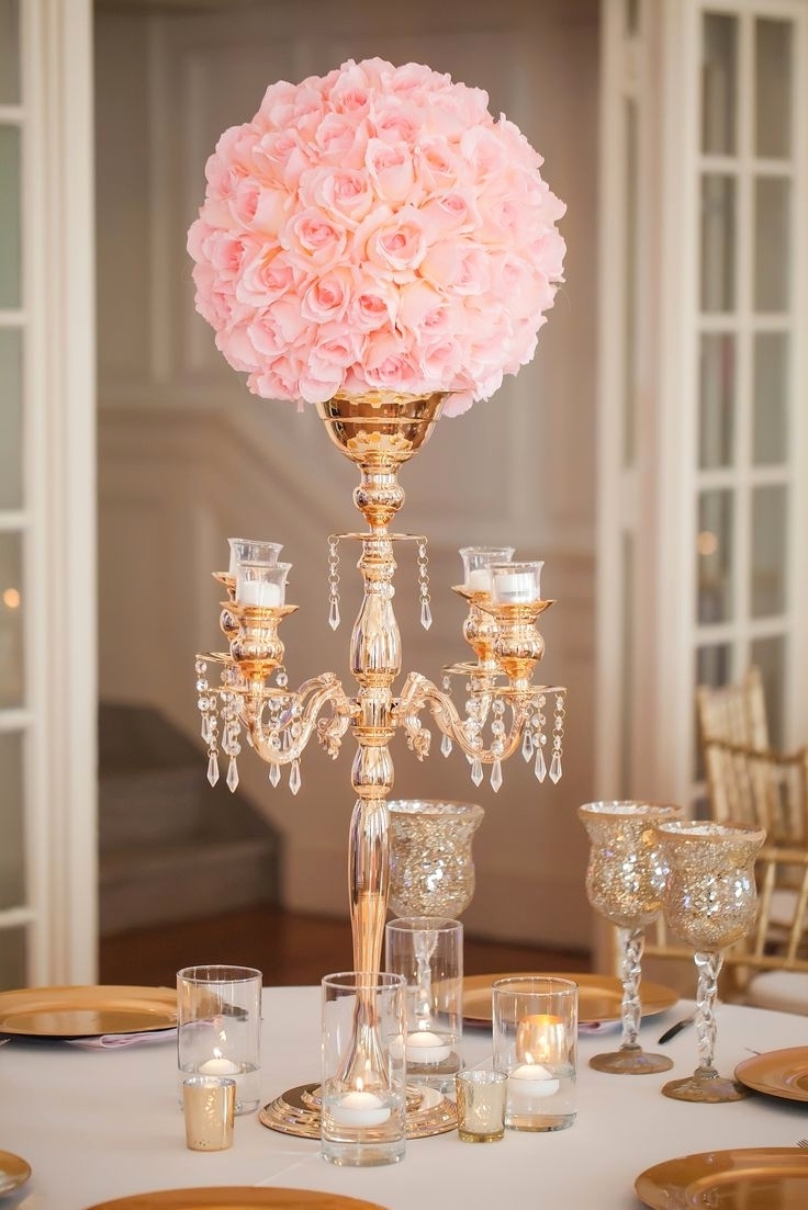 Featured Photo of The 15 Best Collection of Faux Crystal Chandelier Centerpieces