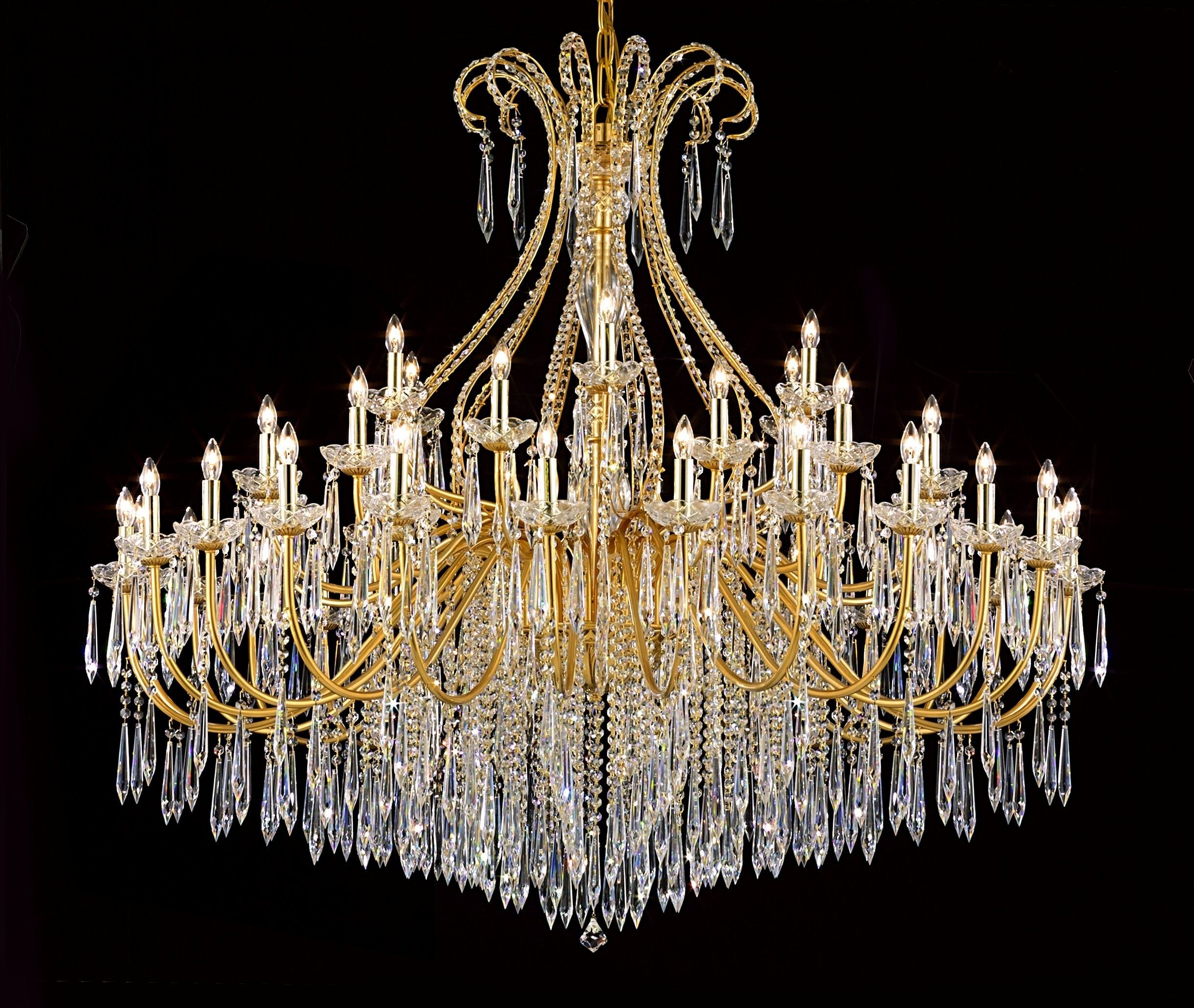 Am4500a: Large Contemporary “marseilles”lightingpecaso Pwg With Popular French Gold Chandelier (Photo 12 of 15)