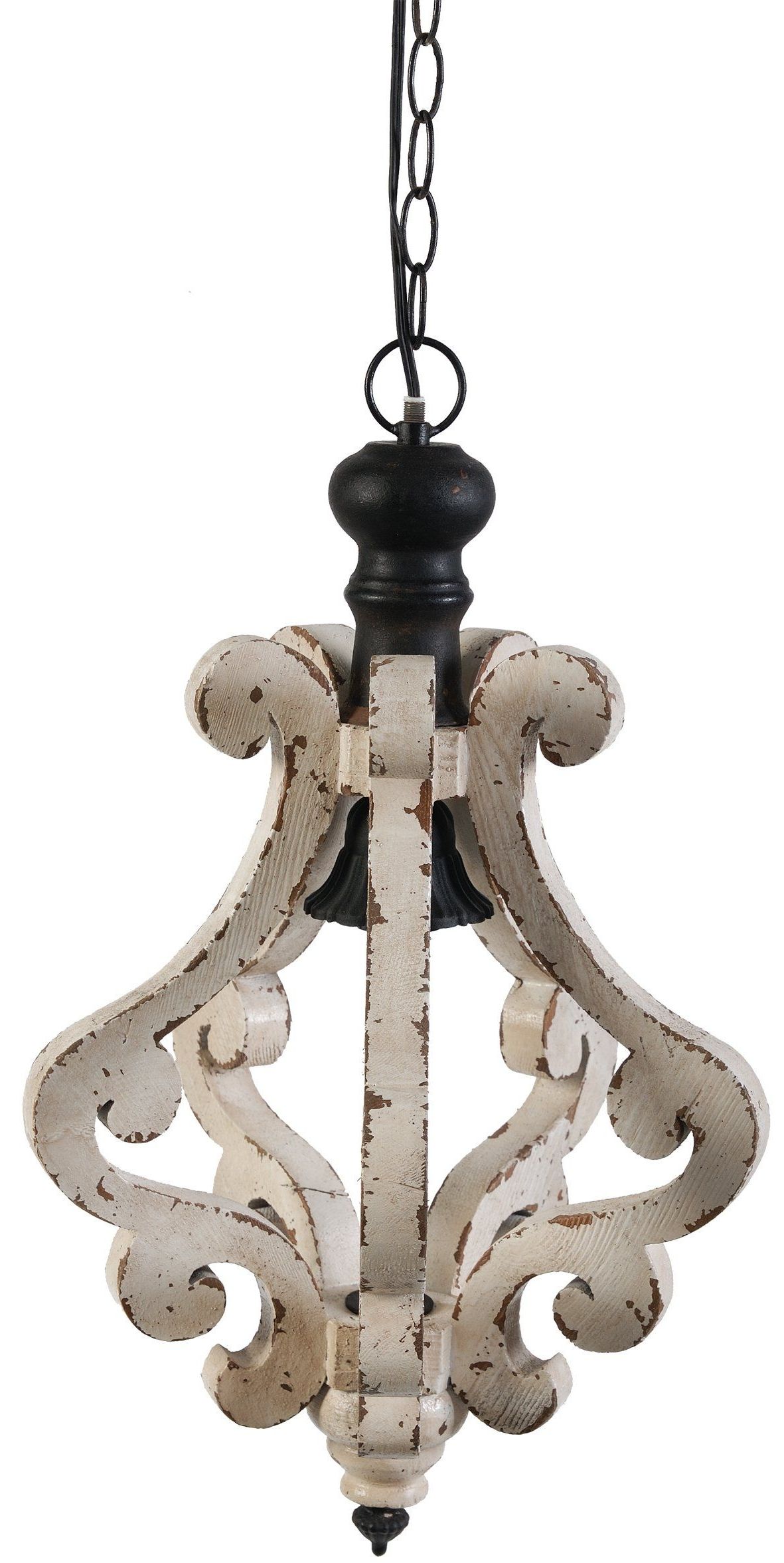 Amazon – A&b Home Perth Wooden Chandelier, 12.6 X 20.9 Inch Throughout Recent French Wooden Chandelier (Photo 5 of 15)
