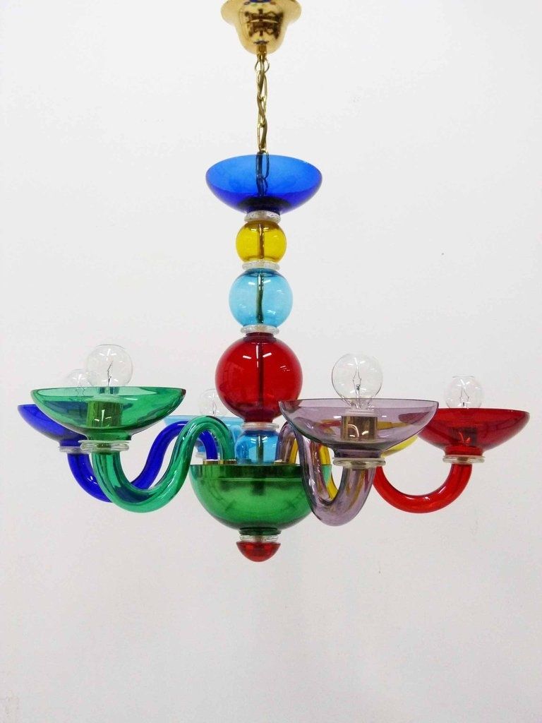 Chandelier. Stunning Colored Chandelier: Remarkable Colored With Regard To Preferred Multi Colored Gypsy Chandeliers (Photo 13 of 15)
