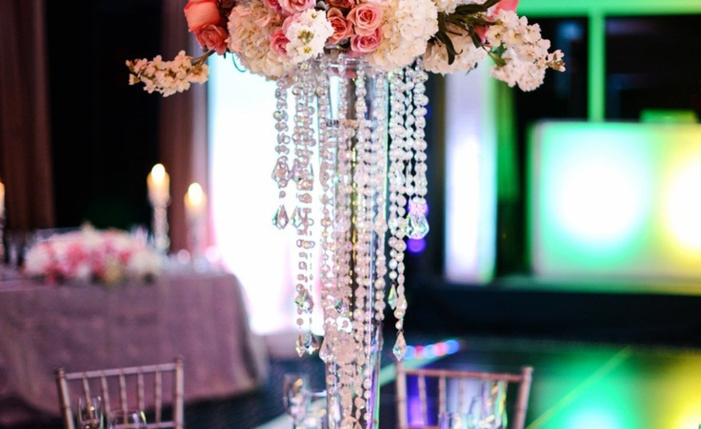 Chandelier : Stunning Faux Crystal Chandelier Wedding Bead Strands Throughout Most Up To Date Faux Crystal Chandelier Wedding Bead Strands (Photo 8 of 15)