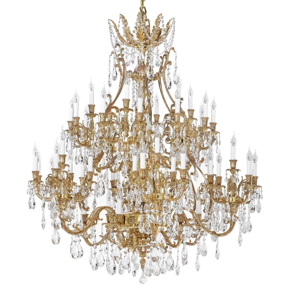 Collection 792 – Art. N° 792/54 Sh/g – French Gold Chandelier With In Well Liked French Gold Chandelier (Photo 8 of 15)