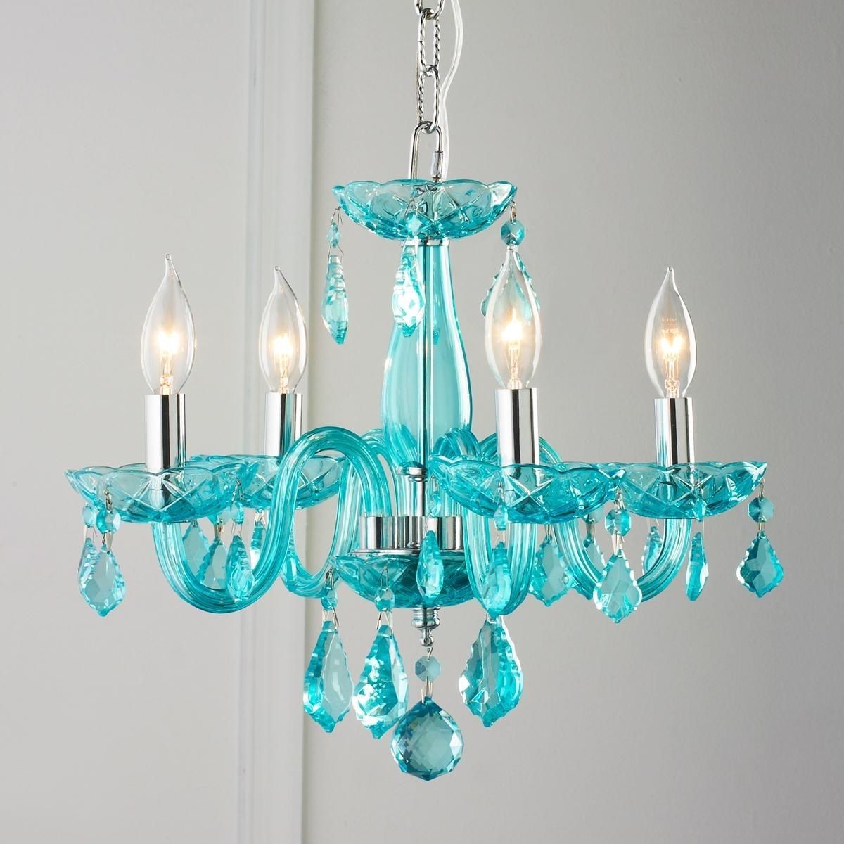 Color Crystal Mini Chandelier (Photo 1 of 15)