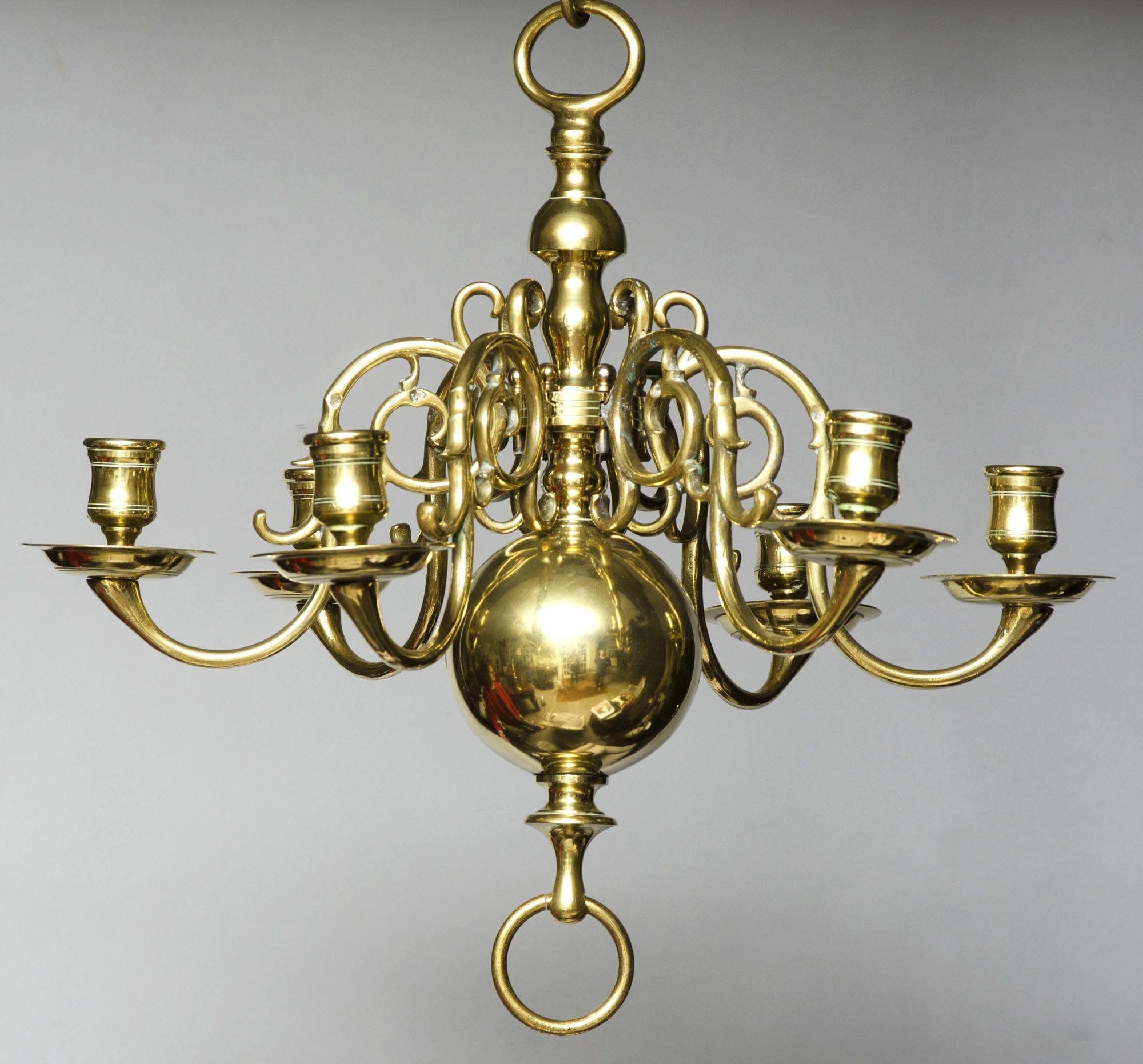 Famous Old Brass Chandelier Regarding Product » Small Dutch Brass Chandelier (Photo 3 of 15)