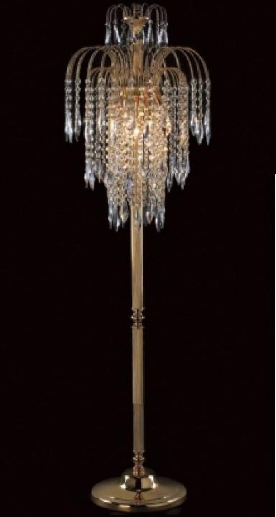 Featured Photo of 2024 Popular Faux Crystal Chandelier Table Lamps