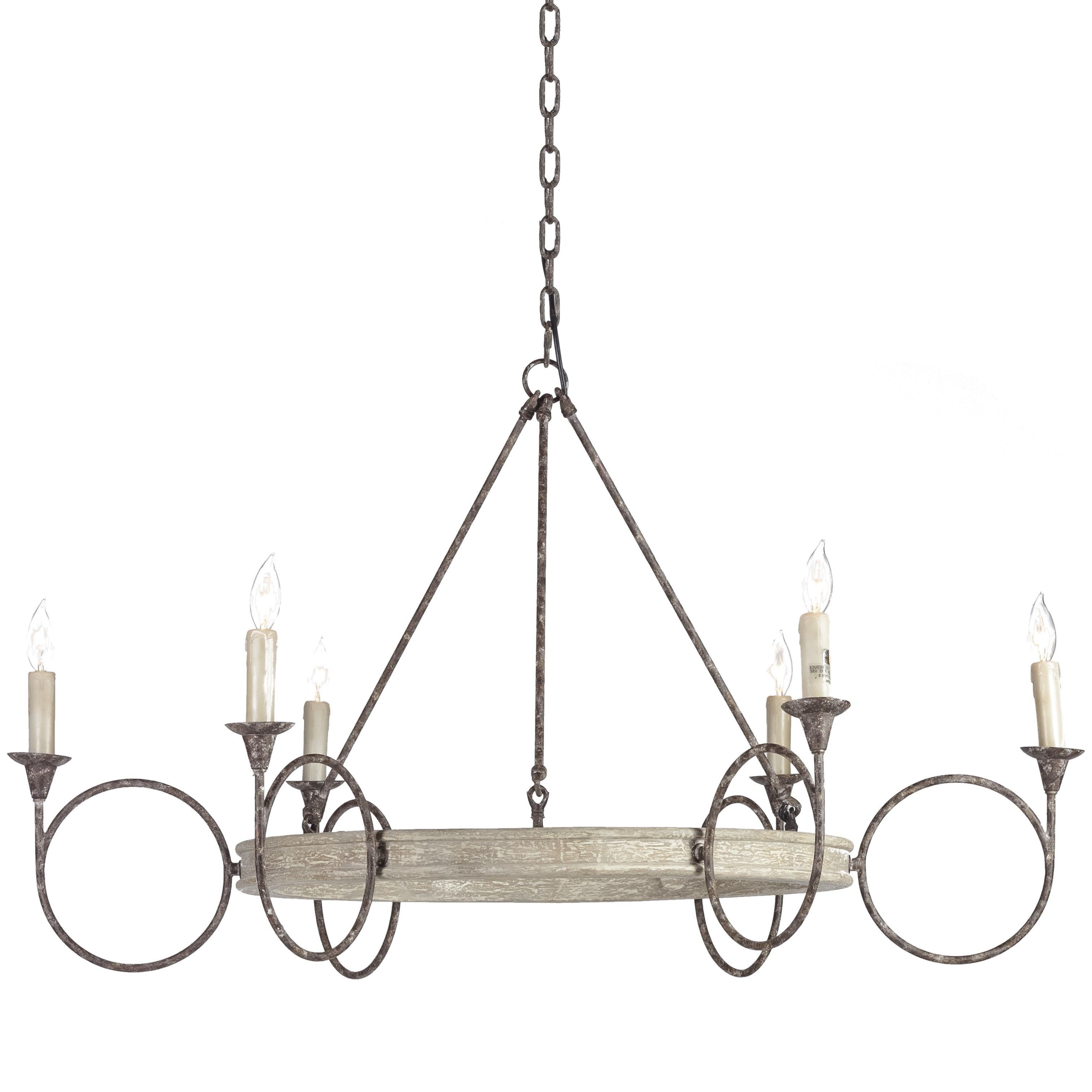 Favorite Gabby Chandelier Intended For This Large Circle Candle Chandelier Offers A Transitional Silhouette (View 9 of 15)