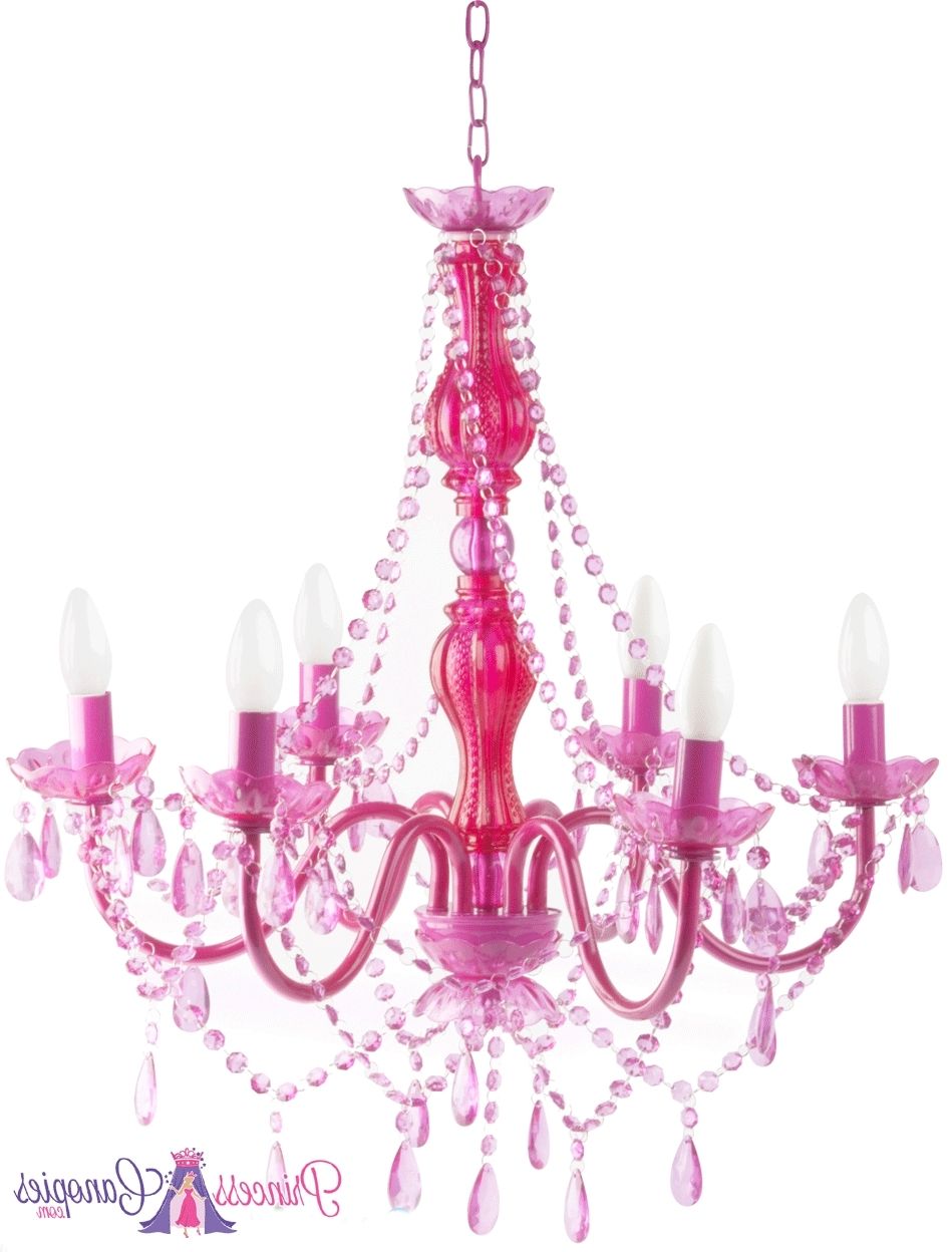 Fuschia Pink Chandelier, Fancy Pink Gypsy Chandelier Large "lucia" Pertaining To Well Liked Fuschia Chandelier (Photo 1 of 15)