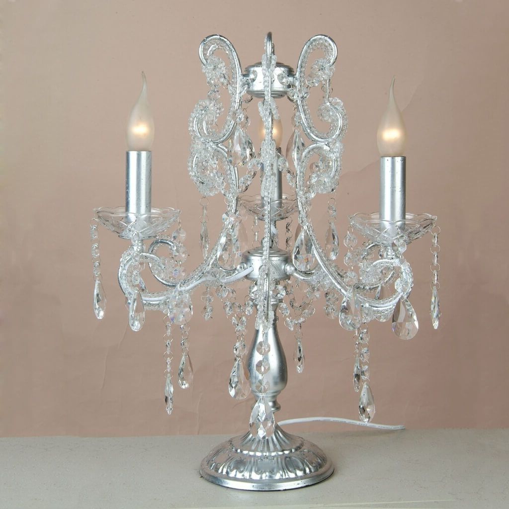 Lighting: Spectacular Mini Chandelier Table Lamp For Modern Living Throughout Best And Newest Mini Chandelier Table Lamps (View 8 of 15)