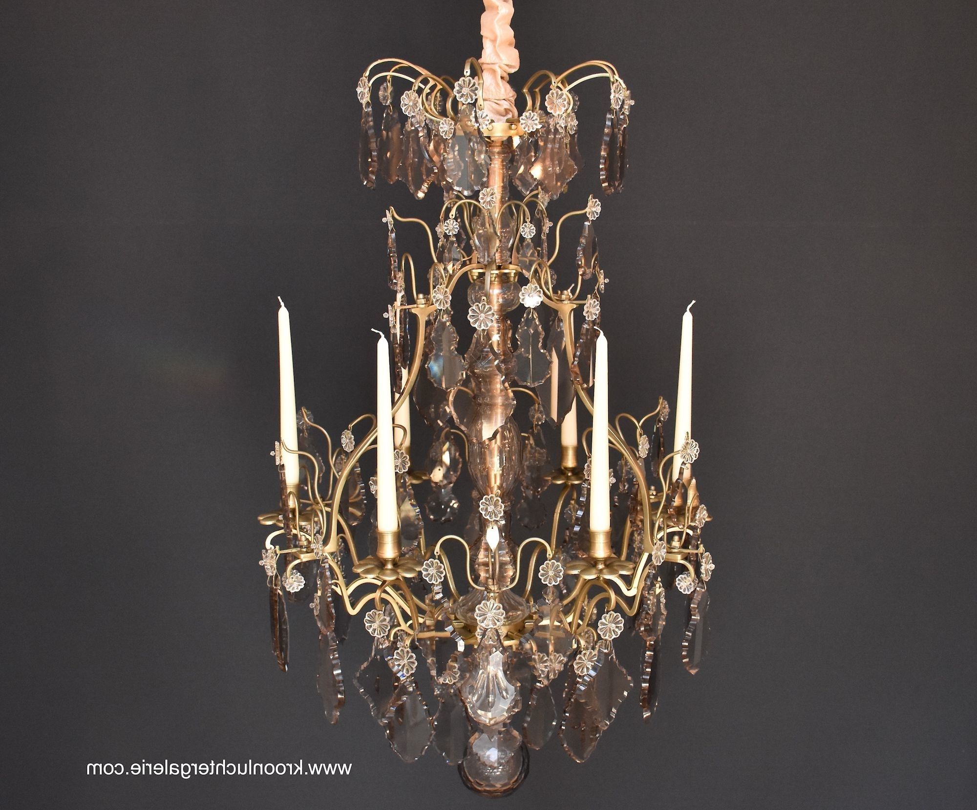 Most Popular French Chandelier With Candles In The Style Of Louis Xv, Ref. 676 For French Chandelier (Photo 12 of 15)