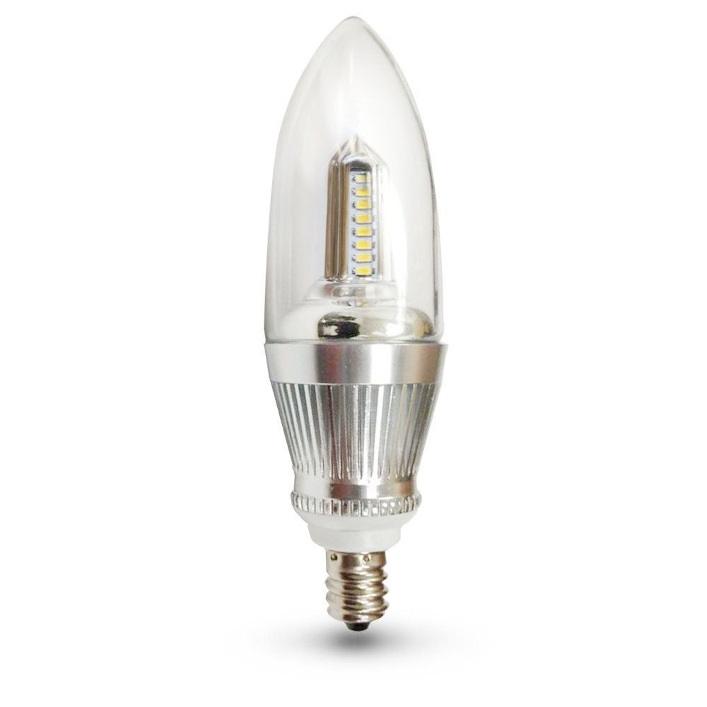 Most Recent E12 Led Bulbs – Led Candelabra Bulbs – E12 Base Chandelier Bulbs Within Led Candle Chandeliers (Photo 5 of 15)