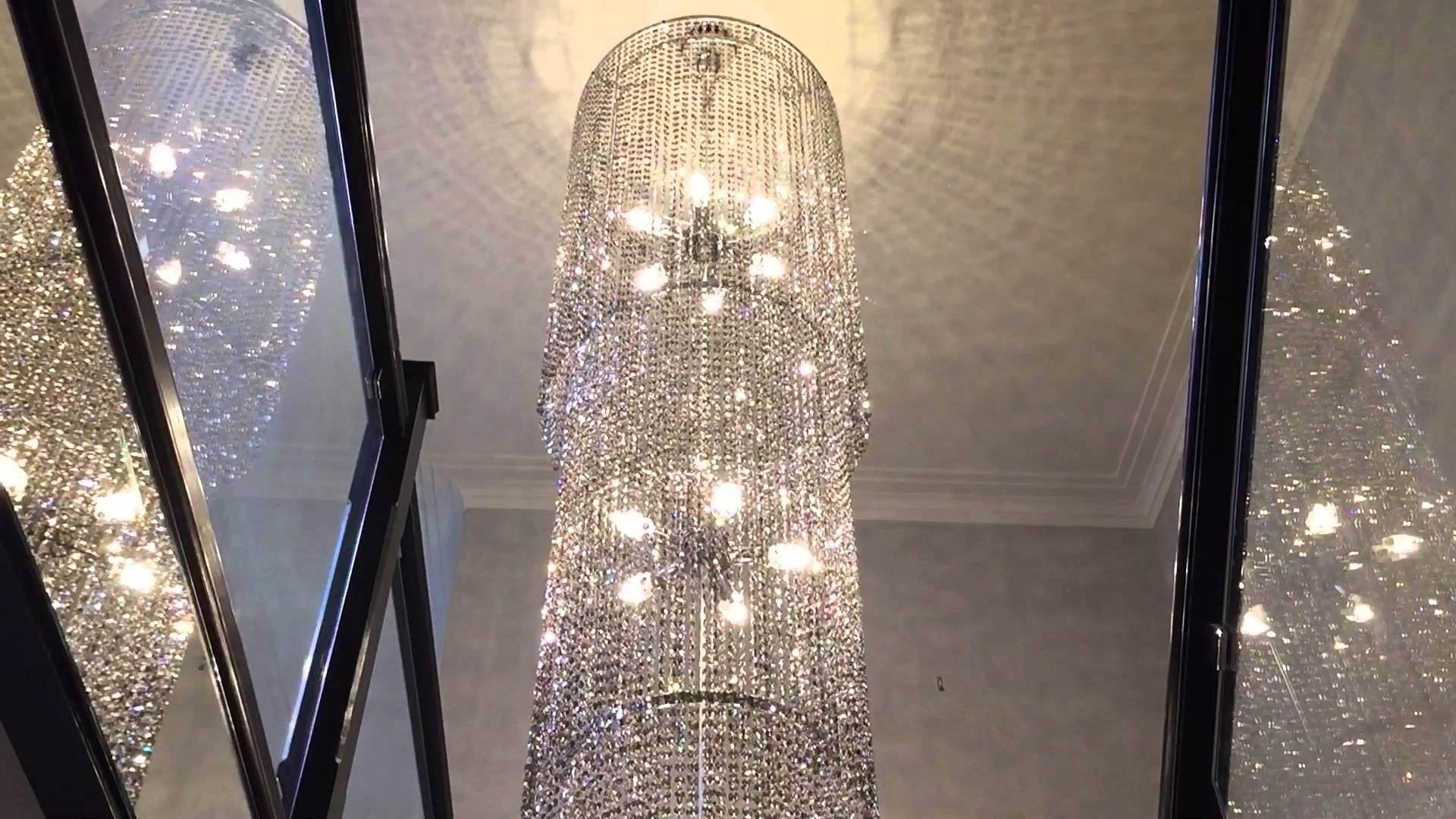 Most Up To Date Grey Crystal Chandelier For Smoked Grey Crystal Chandelier Custom Bespoke Design Lighting (View 4 of 15)
