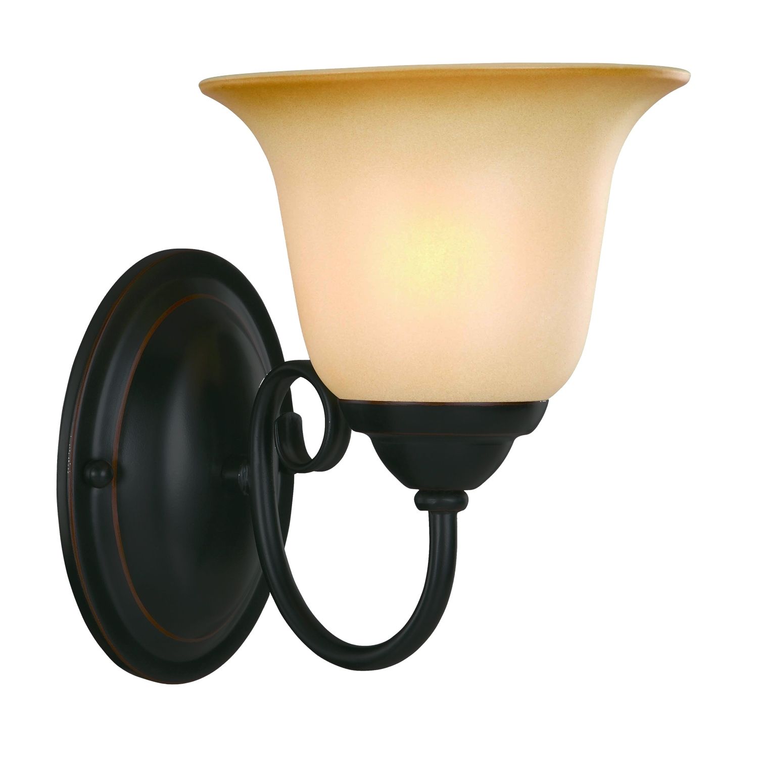 Most Up To Date Oil Rubbed Black Bronze Bathroom Light Wall Mounted Sconce Light For Wall Mounted Chandeliers (Photo 1 of 15)