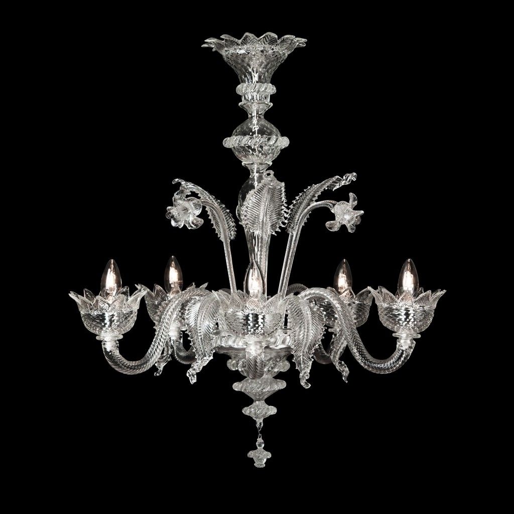 Murano Glass Chandelier Made In Venice Throughout Murano Chandelier (Photo 13 of 15)