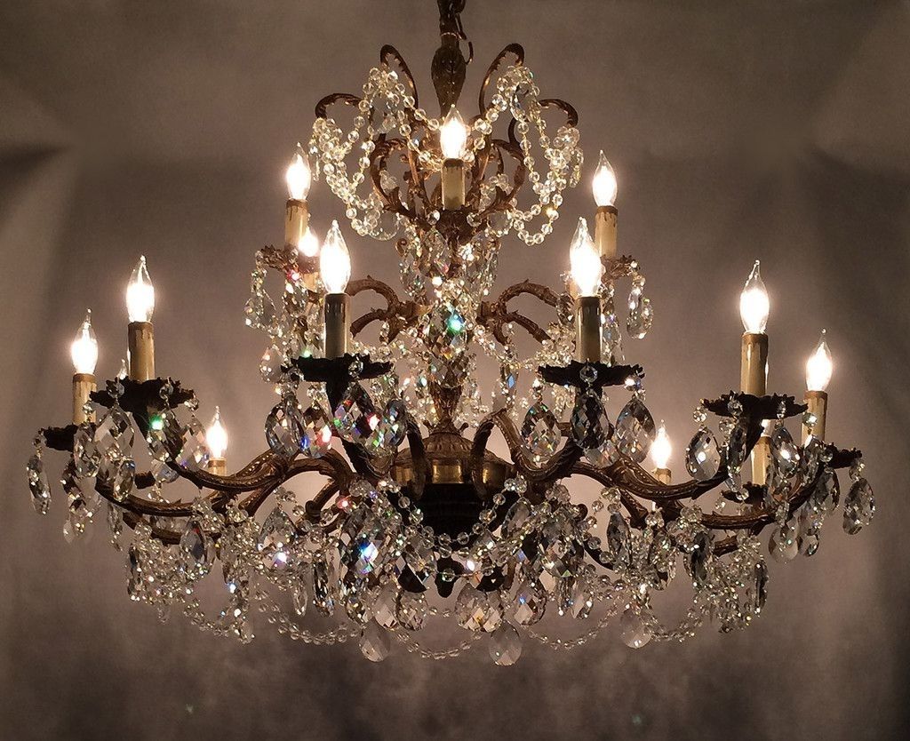 Newest Learn Trade Secrets Restoring Old Antique Brass Chandeliers Throughout Old Brass Chandelier (Photo 1 of 15)