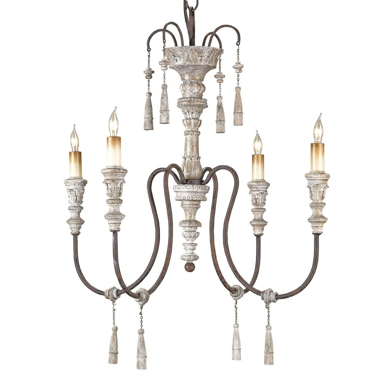 Newest Small Shabby Chic Chandelier With Small French Shabby Chic And Iron Chandelier (View 15 of 15)