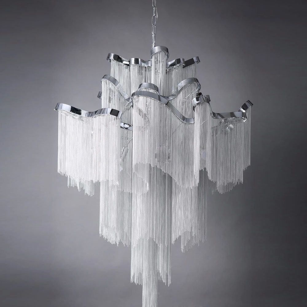 Featured Photo of 2024 Best of Waterfall Chandeliers