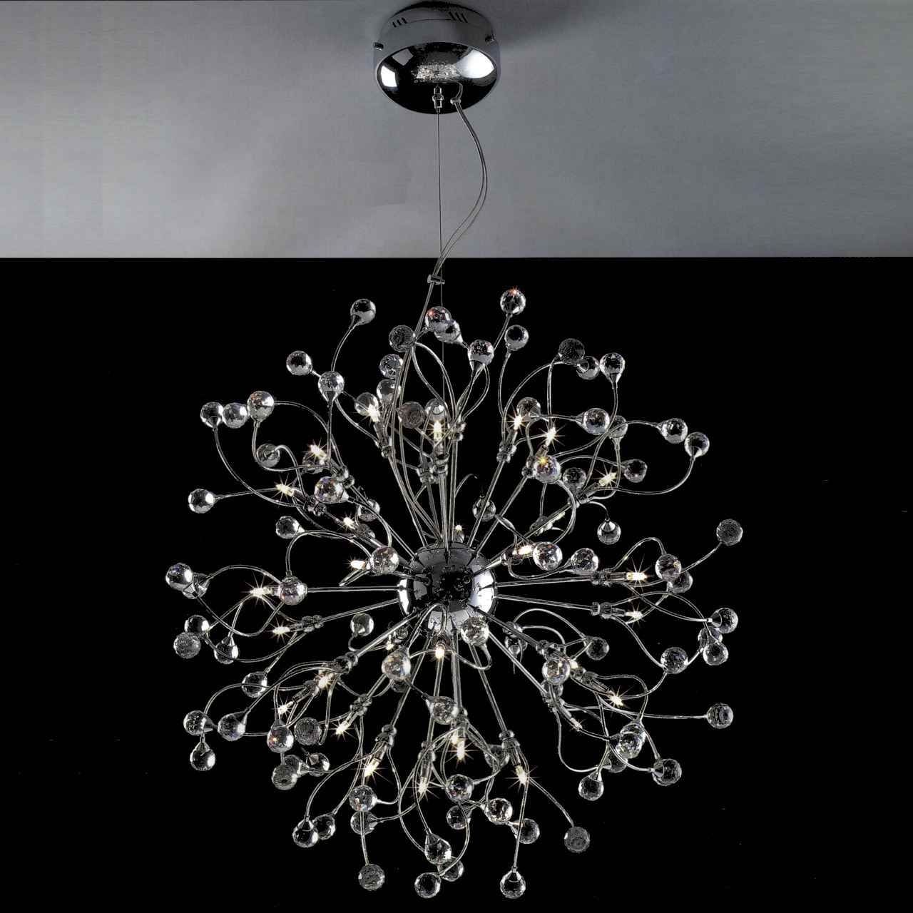 Trendy Modern Chrome Chandeliers Inside Brizzo Lighting Stores (View 1 of 15)