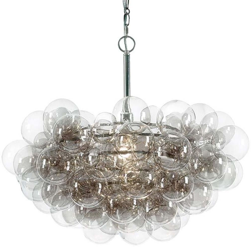 Turquoise Bubble Chandeliers Intended For Famous Regina Andrew Design Bubbles Chandelier – Clear (Photo 3 of 15)