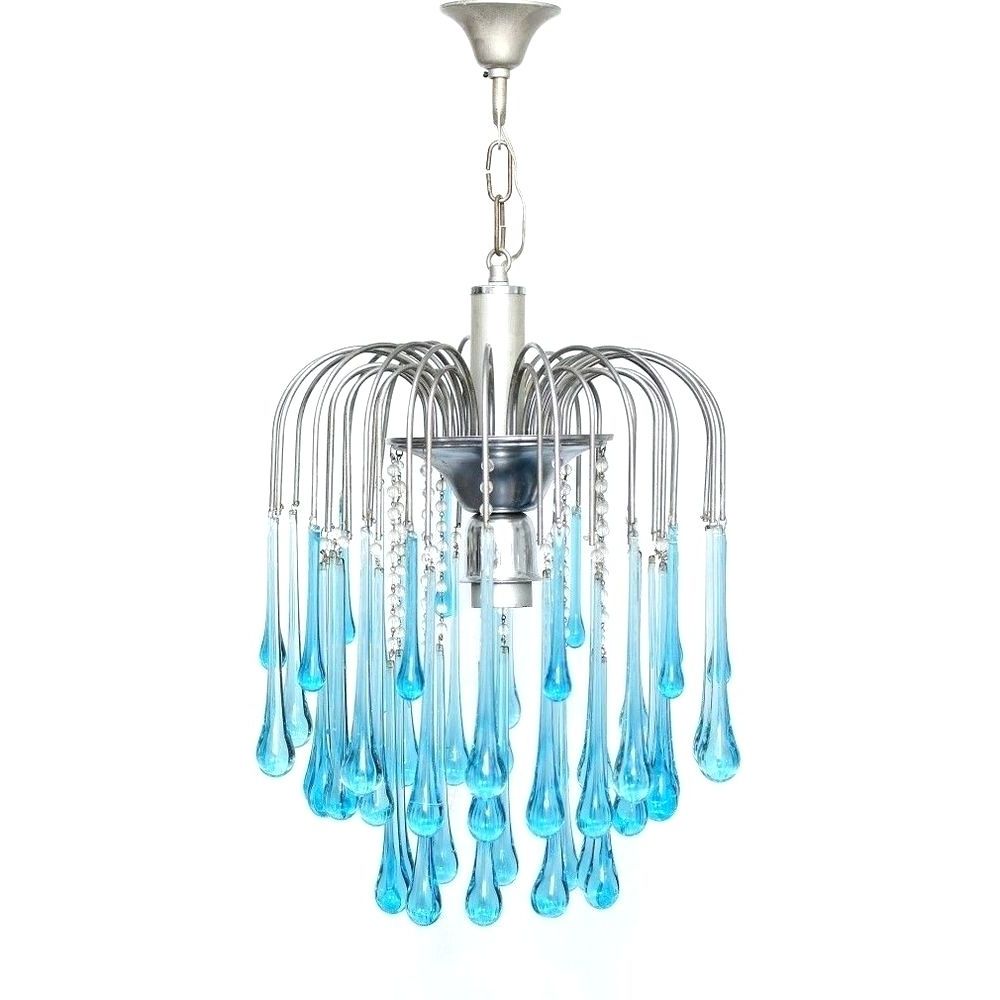Turquoise Chandelier Crystals Intended For Well Liked Chandeliers ~ Serena Small Chandelier Turquoise Crystal Chandelier (Photo 11 of 15)
