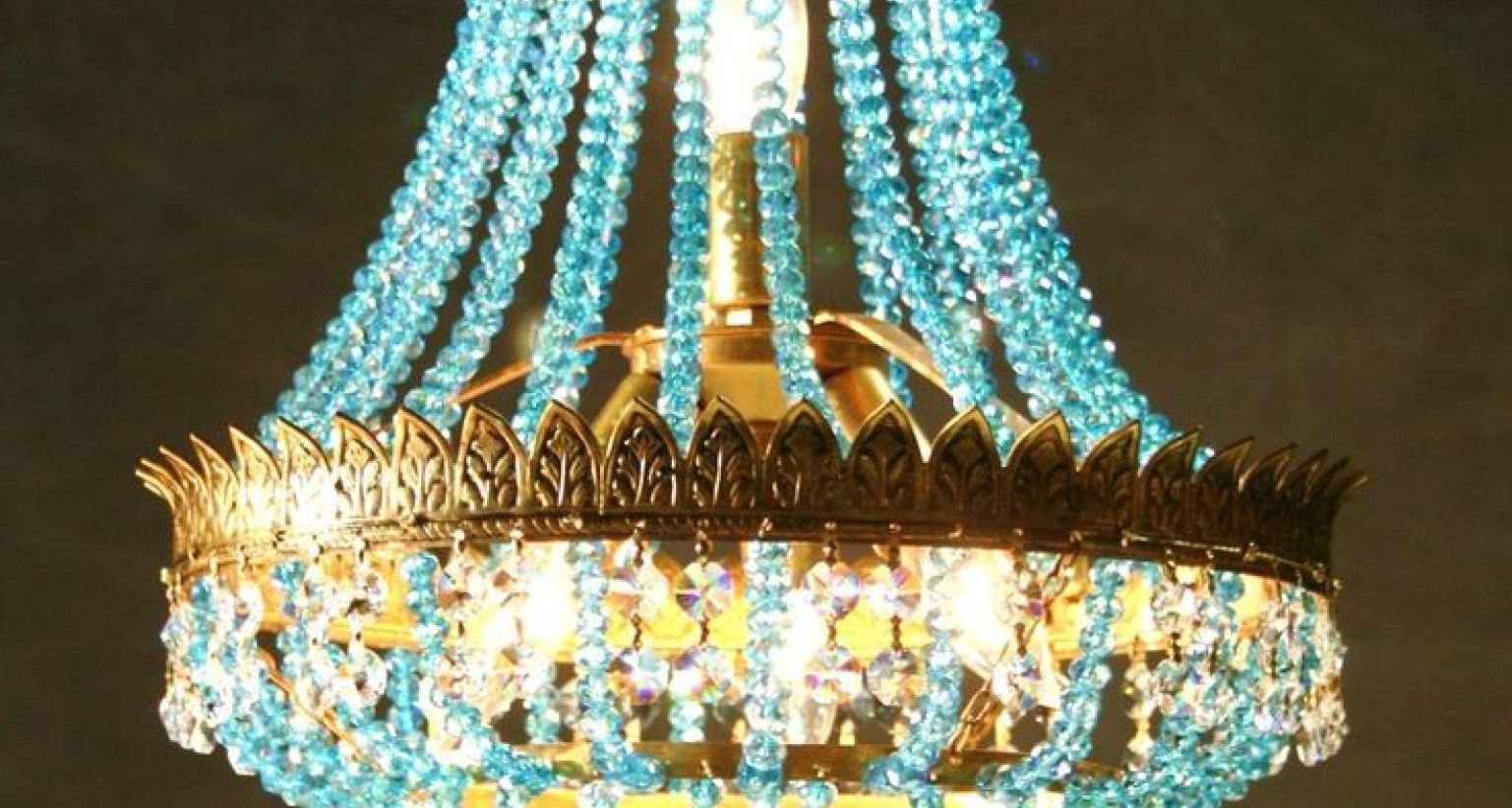 Well Liked Chandelier : Crystal Acrilyc Bead Curtain Stunning Faux Crystal Pertaining To Faux Crystal Chandelier Wedding Bead Strands (View 5 of 15)